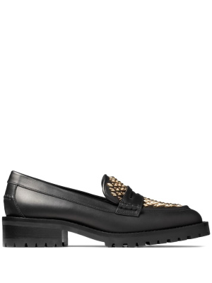 

Deanna stud-embellished loafers, Jimmy Choo Deanna stud-embellished loafers
