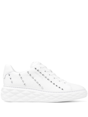 

Diamond Light stud-embellished sneakers, Jimmy Choo Diamond Light stud-embellished sneakers