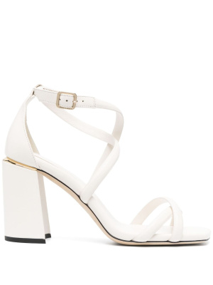 

Rheea 85mm nappa leather sandals, Jimmy Choo Rheea 85mm nappa leather sandals