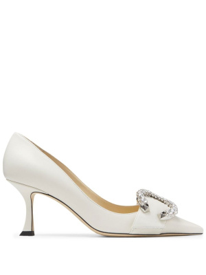 

Melva 70 crystal-buckle pumps, Jimmy Choo Melva 70 crystal-buckle pumps