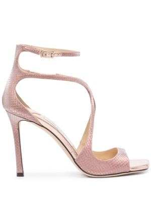 

Azia 95mm leather sandals, Jimmy Choo Azia 95mm leather sandals