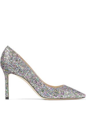

Romy 85mm glitter pumps, Jimmy Choo Romy 85mm glitter pumps