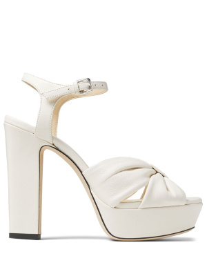 

Heloise 120mm leather sandals, Jimmy Choo Heloise 120mm leather sandals