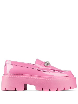 

Bryer crystal leather loafers, Jimmy Choo Bryer crystal leather loafers