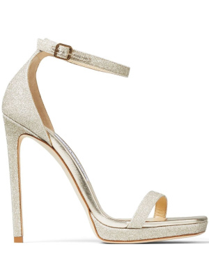 

120mm Alva glitter sandals, Jimmy Choo 120mm Alva glitter sandals