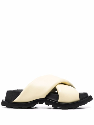 

Padded leather sandals, Jil Sander Padded leather sandals