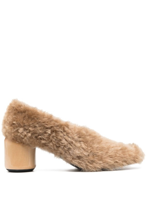 

Court shearling pumps, Jil Sander Court shearling pumps