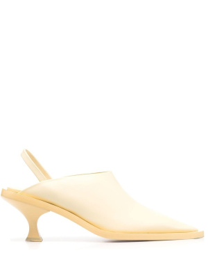 

Slingback leather mules, Jil Sander Slingback leather mules