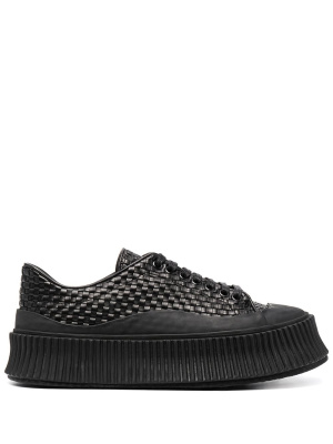 

Woven leather sneakers, Jil Sander Woven leather sneakers