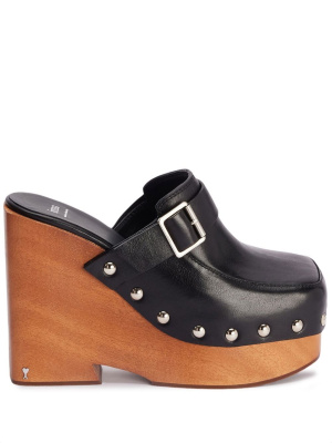 

Studded platform mules, AMI Paris Studded platform mules
