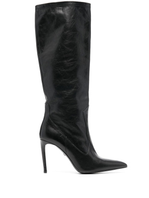 

Stiletto-heel pointed-toe boots, AMI Paris Stiletto-heel pointed-toe boots