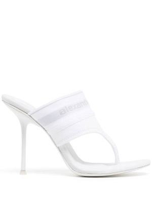 

Sienna logo thong sandals, Alexander Wang Sienna logo thong sandals