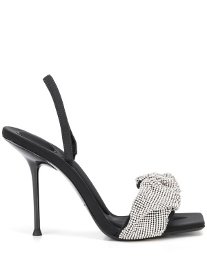 

Ruched strap slingback sandals, Alexander Wang Ruched strap slingback sandals