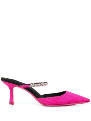 

Delphine 65mm embellished mules, Alexander Wang Delphine 65mm embellished mules