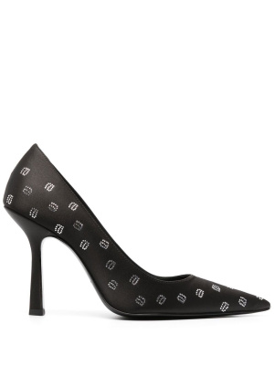 

Monogram-embellished pumps, Alexander Wang Monogram-embellished pumps