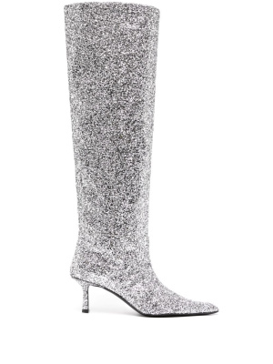 

Viola 60mm glitter long boots, Alexander Wang Viola 60mm glitter long boots