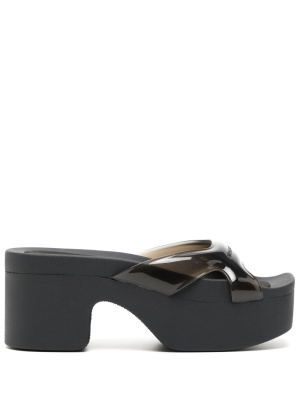 

Platform-sole open-toe sandals, Alexander Wang Platform-sole open-toe sandals
