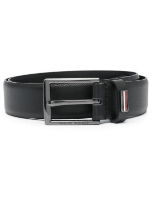 

Logo-plaque leather belt, Tommy Hilfiger Logo-plaque leather belt