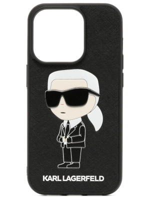

Embossed-logo iPhone 14 Pro case, Karl Lagerfeld Embossed-logo iPhone 14 Pro case