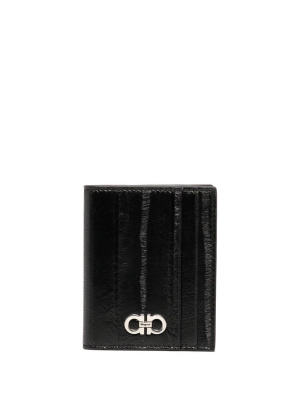 

Gancini-plaque leather wallet, Ferragamo Gancini-plaque leather wallet