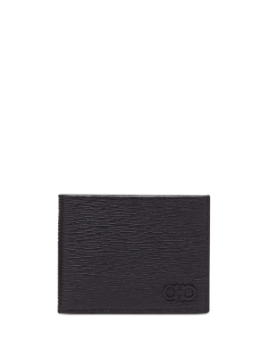 

Gancini tonal logo-plaque wallet, Ferragamo Gancini tonal logo-plaque wallet