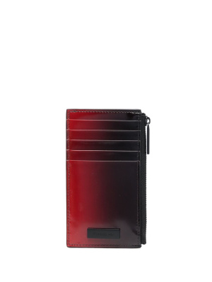 

Ombré-effect leather card holder, Ferragamo Ombré-effect leather card holder