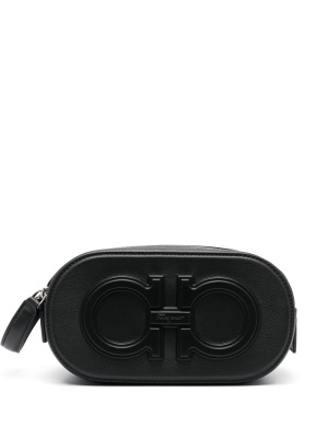 

Gancini-detail wash bag, Ferragamo Gancini-detail wash bag