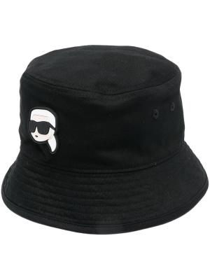 

Logo-patch bucket hat, Karl Lagerfeld Logo-patch bucket hat