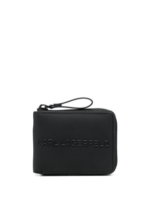 

Embossed-logo wallet, Karl Lagerfeld Embossed-logo wallet