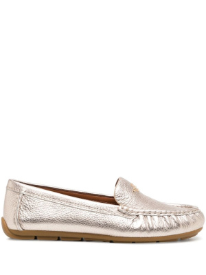 

Foil-embossed leather loafers, Coach Foil-embossed leather loafers