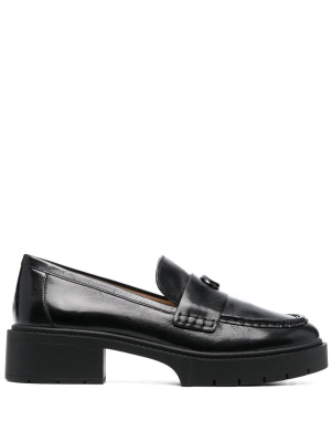 

Leah chunky sole leather loafers, Coach Leah chunky sole leather loafers
