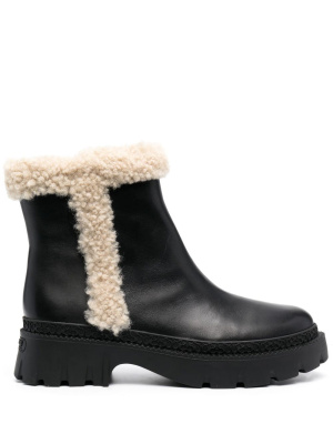 

Faux-shearling chunky boots, Coach Faux-shearling chunky boots