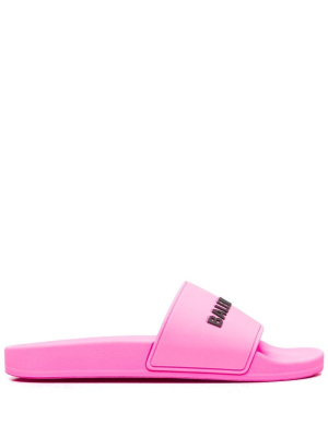 

Raised logo slides, Balenciaga Raised logo slides