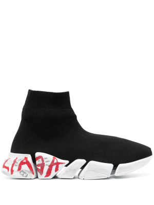 

Speed graffiti-print sneakers, Balenciaga Speed graffiti-print sneakers