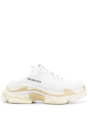 

Triple S faux-leather mules, Balenciaga Triple S faux-leather mules