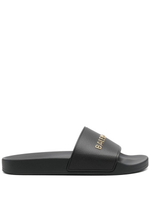 

Logo-lettering pool slides, Balenciaga Logo-lettering pool slides