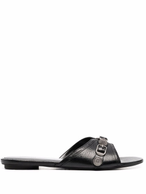

Cagole leather sandals, Balenciaga Cagole leather sandals