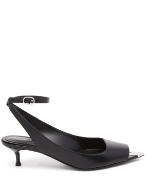 

Punk 40mm leather sandals, Alexander McQueen Punk 40mm leather sandals