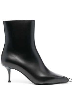 

70mm leather ankle boots, Alexander McQueen 70mm leather ankle boots