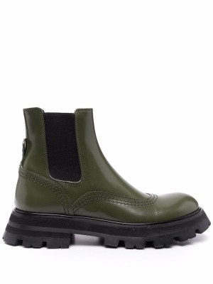 

Ridged-sole ankle boots, Alexander McQueen Ridged-sole ankle boots