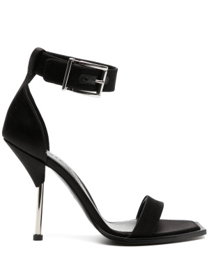 

110mm satin-finish sandals, Alexander McQueen 110mm satin-finish sandals