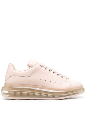 

Leather chunky-sole sneakers, Alexander McQueen Leather chunky-sole sneakers