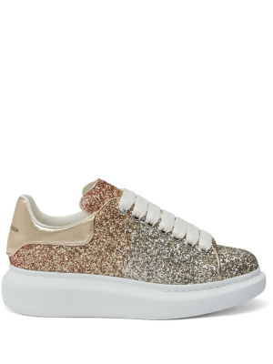 

Oversized glitter chunky sneakers, Alexander McQueen Oversized glitter chunky sneakers