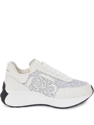 

Mesh-panel chunky-sole sneakers, Alexander McQueen Mesh-panel chunky-sole sneakers
