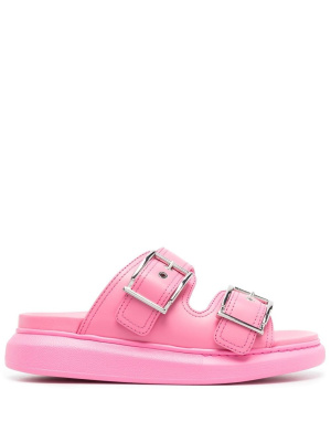 

50mm double-buckle sandals, Alexander McQueen 50mm double-buckle sandals