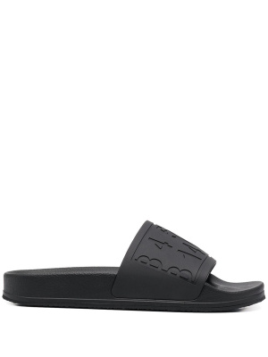 

Debossed logo slides, MM6 Maison Margiela Debossed logo slides