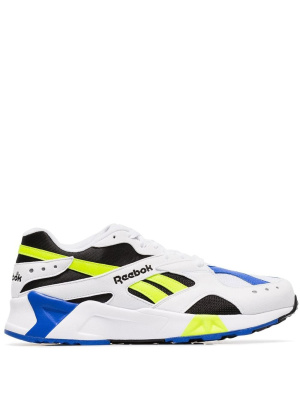 

Multicoloured Aztrek faux leather low top sneakers, Reebok Multicoloured Aztrek faux leather low top sneakers