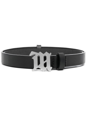 

Logo-buckle leather belt, MISBHV Logo-buckle leather belt