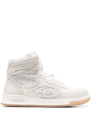 

Panelled-design hi-top sneakers, MISBHV Panelled-design hi-top sneakers