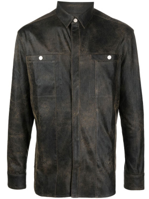 

Long-sleeve faux-leather shirt, MISBHV Long-sleeve faux-leather shirt